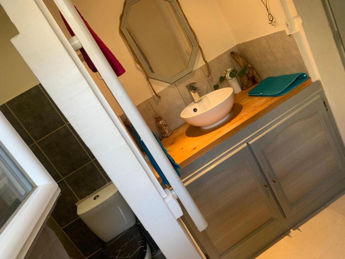 Studio Avec Cours Apartment Fourques  Luaran gambar